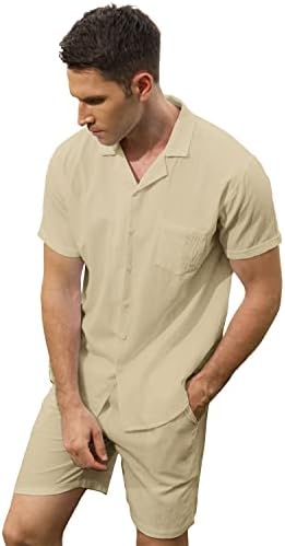 Endoradore MAN 2 komadni posteljina set niz majicu s kratkim rukavima Summer Beach Hratke Holiday Top i garnitura