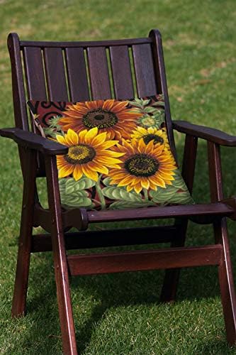 Toland Home Garden 761215 Set od 2 suncokretovog medley pada jastuka 18x18 inča cvijeće na otvorenom na otvorenom