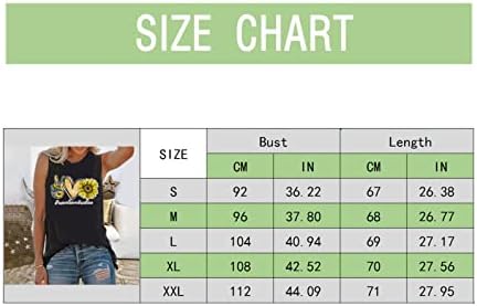 CGGMVCG ženski grafički Tank Tops Casual t-shirt Vest Shirt bluza vrat Tops Tank okrugli rukavi bez