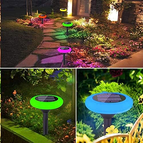 Miss Z 2pcs LED šarene solarne lampe bajkovni travnjak Lampica na otvorenom Vodootporni vrt popločani ukras