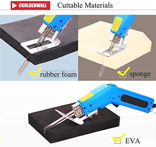 CGOLDENWALL ručni spužvasti rezač Pro električni vrući nož EVA Mašina za sečenje sa podesivim kompletom