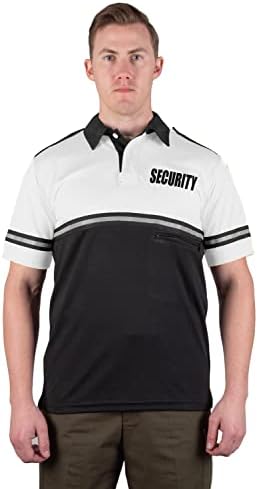 Prvoklasna dvobojna sigurnosna patrolna košulja sa reflektirajućim prugama i džepom sa zatvaračem