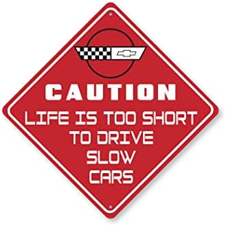 Upozorenje Corvette znak - 12 x 12