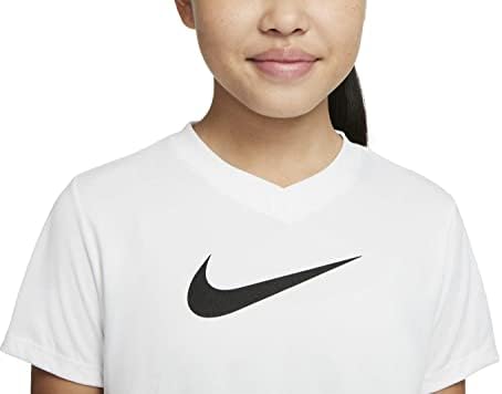 Nike Girls suha legenda Swoosh V-izrez Tee