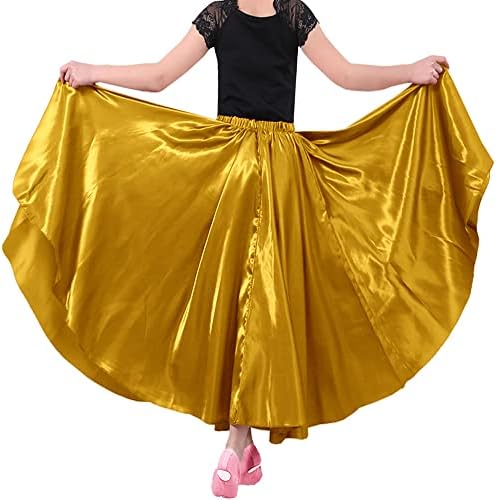 Backgarden Girls istegnule su title satensku duga suknja za princeze kostim prerušiti se Halloween flamenco plesne