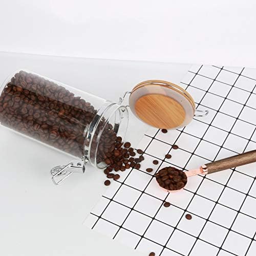 KKC borosilikatno staklo posuda za skladištenje kafe u zrnu sa hermetičkim poklopcem,staklena zatvorena
