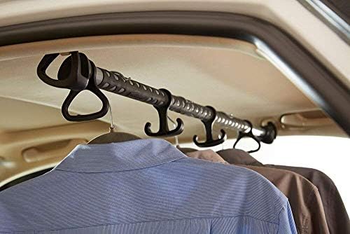Rubnica montirana automobilska šipka za viseća odjeća: bez klizača gumene košulje sa dodatnim kukama