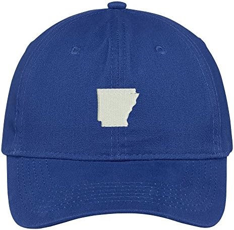 Trendy Odjeća za odjeću Arkansas Državna karta vezeni niski profil meka pamučna pamučna bejzbol kapa