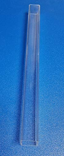 RTR_SJHTRA 1 komadi kvadratne prozirne plastične cijevi od akrilnog pleksiglasa 3/4 od 5/8 ID 24 dugačak