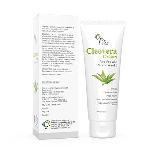 Cleovera krema, hidratantna krema za kožu sa Aloe Verom, smanjuje upalu & crvenilo, umirujuća & amp; hidratantna