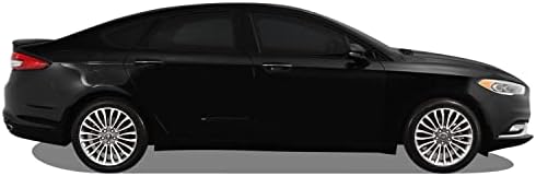 Slickmod Chrome Obriši zamračenje vinila za 2013-2020 Ford Fusion Sel Titanium Hybrid Energi Window Trim