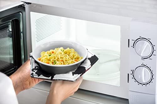 Držači kuhinjskih posuda za mikrovalnu pećnicu sa printom krava 4 pakovanje za toplu hranu Set držača za posude