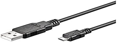 GooBay 93918 USB 2.0 Hi-Speed ​​kabel, crna, dužina 1 m