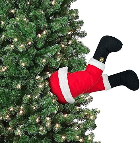 Santa Claus Noge Božićno drvce Plišane punjene umjetne noge Santa Claus noga za kućni božićni viseći novitelji