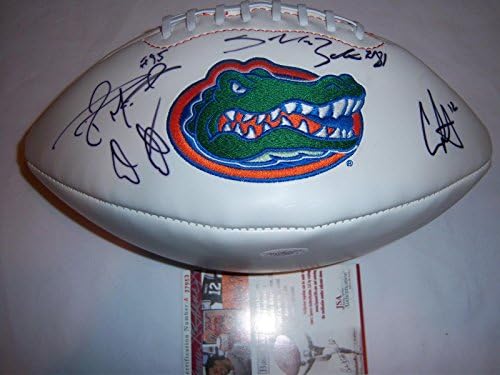 Chris Leak Florida Gators National Champs+3 Jsa / coa potpisan nogomet-autogramom College Footballs