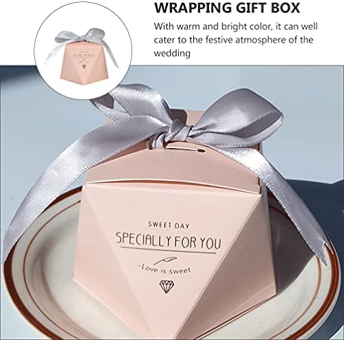 KESYOOOO poklon kutija Snack poklon kutija 50pcs Vjenčanje Party Favorit Box Chocolate Candy Bag