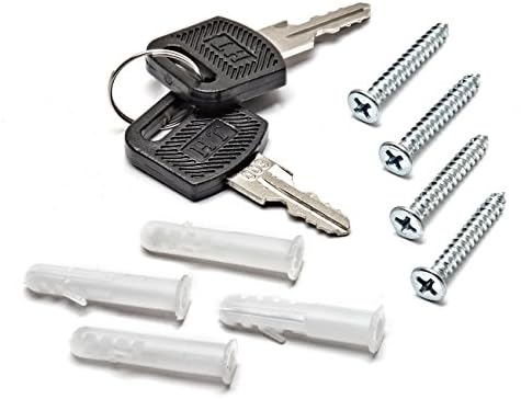 Sigurnosna Kutija Za Ključeve Od AdirOffice Stakla-Kutija Za Zaključavanje Sobara Za Montažu Na Zid - Podesivi Ormar Za Ključeve - Drži 24 Ključa