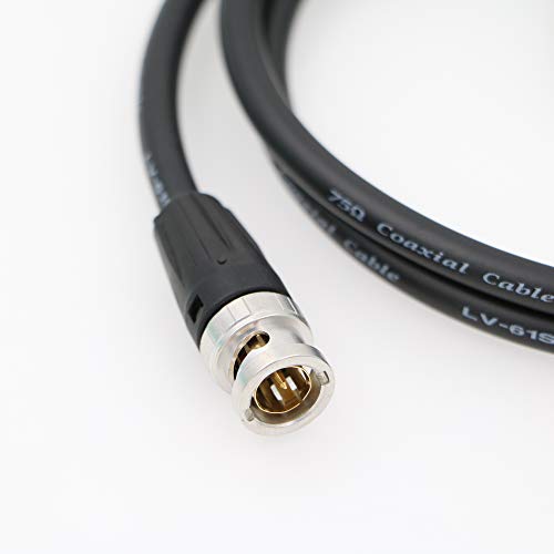 12G BNC-koaksijalni kabel Alvin kablovi HD SDI BNC mužjak do muške L-u obliku kabela u obliku slova