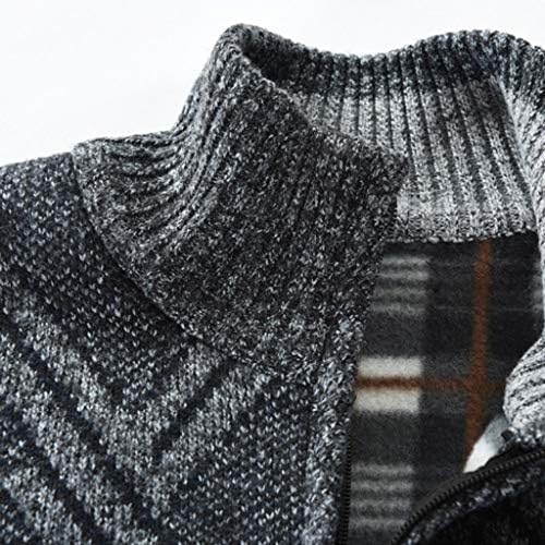 iyyvv zimske muške pletene casual modne kardigan džemper jakne sa zatvaračem sa zatvaračem