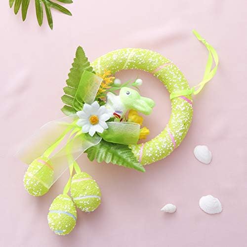VALICLUD Vjenčani vješalica opruga Glitter Easter Eash Wear do uskrsnog zidnog zida zida sa pjenom Eag Eags Eagster Spring Walk Viseći dekor zeleno uskrsnog jaje