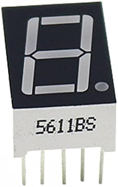 VELORE 5kom LED displej 0,56 inča 1 bit 10PIN svaka zajednička / anodna digitalna cijev 7 segmentos