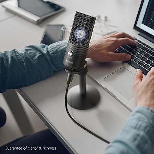 GFDFD USB mikrofon za Laptop i računare za snimanje Streaming Twitch glas preko Podcasting za Skype