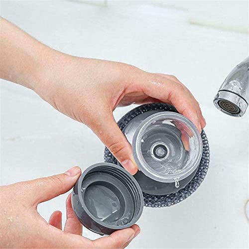 ENDXEDIO multifunkcionalno prešanje četkica za čišćenje četkica za jelo, četka za suđe sa dozatorom sapuna
