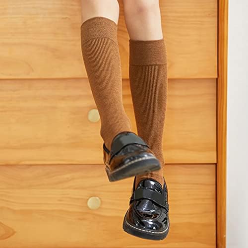 Kids dječji pleteni nogometne čarape koljena visoke cijevi čarape za djecu za djevojke Djevojke čarape