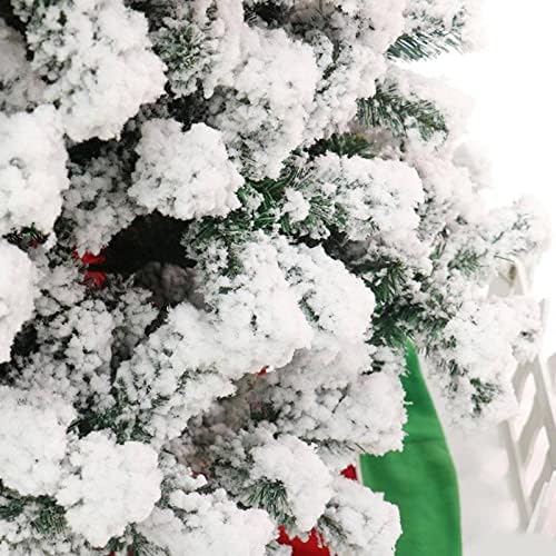 PVC božićno drvce za višekratnu upotrebu Novogodišnje ukrašavanje zelena i bijela umjetna božićna