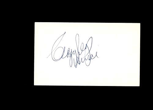 Elroy Hirsch ručna potpisala je 3x5 indeksna kartica Autogram NFL Hof Los Angeles Rams