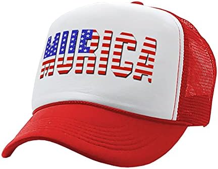 Srednja oprema-Murica-Četvrti jul USA America Patriot-Vintage Retro Style Trucker kapa šešir