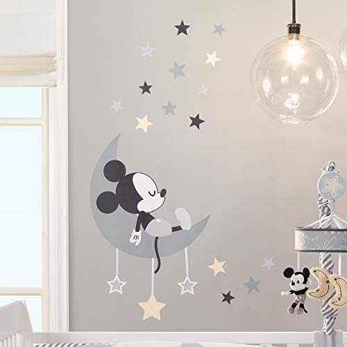 Jagnjad & Ivy Mickey Mouse zid Decals, siva