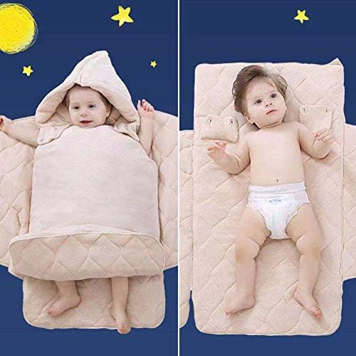Xunmaifsh prijenosna torba za spavanje, mekana topla za spavanje za spavanje noseće pokrivač, beba uzgajaj vrećicu swaddle s podesivom dužinom za dijete za dijete 3 do 18 mjeseci poklon