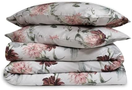 Switeve digitalno ispisane cvjetne jastučnice, 20 X30 meka i luksuzno pamučne saveen shams, grof, cvjetni set za cvjetni jastuk, reverzibilan -