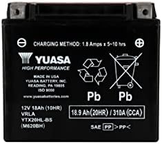 Yuasa YUAM620BH YTX20HL-bs baterija, jedna veličina