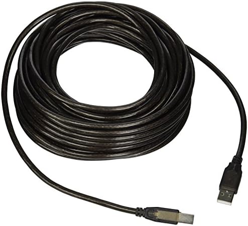 MONOPRICE USB-A DO USB-B 2.0 KABEL - AKTIVNO 28 / 24AWG BLACK 33FT