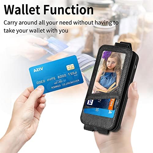 Poklopac futrole za telefon Kompatibilan je s iPhone XR novčanicom, prekrivač s kutijom za magnetsku telefon, vrhunska kožna futrola ugrađene torbe za kreditne kartice