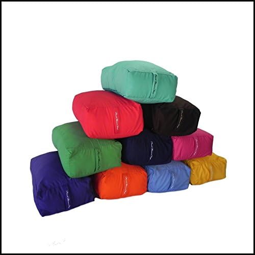 Joga Bolster Velika pravokutna / pozadina jastuka za back za aktivnu jogu, 25.5 x13,75 x9,5 , uklonjivi izdržljivi poklopac za jednostavnu njegu