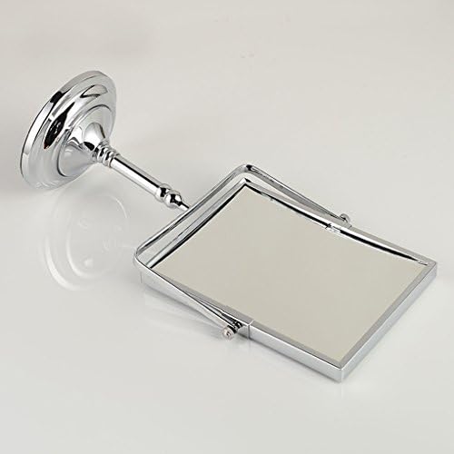 NEOCHY pravokutno dvostrano ogledalo za šminkanje/stolno metalno ogledalo za ispraznost/uvećavajuće ogledalo za ljepotu