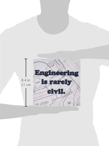 3drose LLC 8 x 8 x 0,25 inča podloga za miša, inženjering je rijetko inženjer civilnog civilnog civilnog civilnog civilnog civilnog civilnog civilnog civilnog civilnog civika