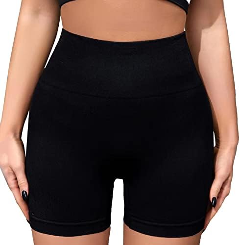 Žene Bespremljene kratke hlače visokih struka Smile Contour Bikerske kratke hlače Prozračne čvrste