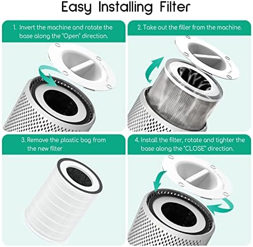 Afloia Original True Hepa 13 filter, kompatibilan sa Kilo / kiloflusom / kilomrrom / miro / miro Pro Air
