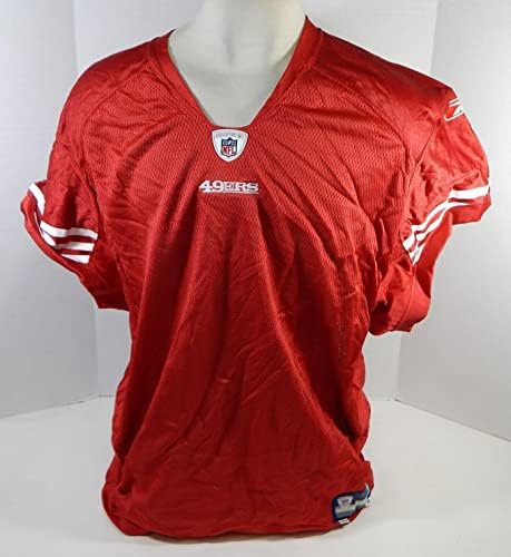 2010 San Francisco 49ers Blank Igra izdana Crveni dres Reebok XXL DP24136 - Neintred NFL igra Rabljeni