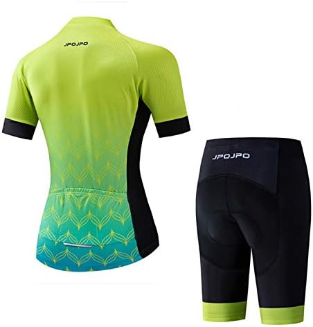 Ženska biciklistička Odjeća kratki rukavi Setovi dresova za bicikle Bib Shorts ljetni biciklistički setovi Reflective