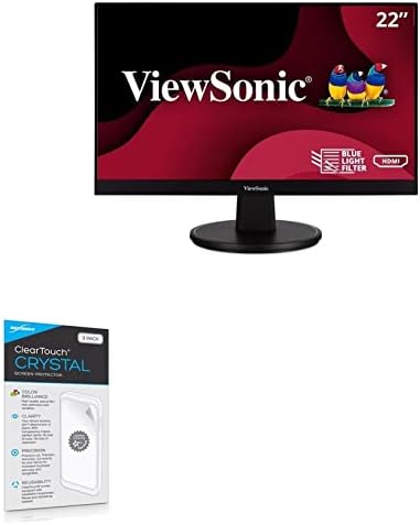 Boxwave zaštitnik ekrana kompatibilan sa ViewSonic monitorom sa Ultra tankim okvirom VA2247-MH-ClearTouch Crystal, HD filmski štitnici od ogrebotina