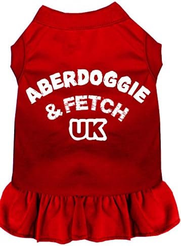 Mirage PET proizvodi 58-02 XXLRD Red Aberdoggie haljina za ispis zaslona u Velikoj Britaniji, XX-Large