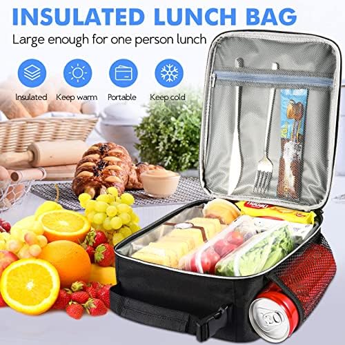 Torba za ručak izolirana torba za ručak - izdržljiva mala torba za ručak za višekratnu upotrebu Torba