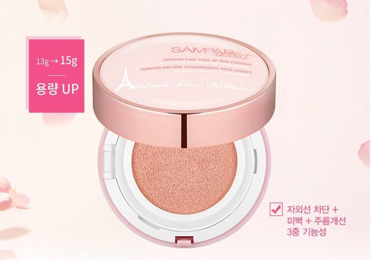 SAMPAR Addict Pink Tone Up jastuk za sunce SPF50+ PA++++ 15g