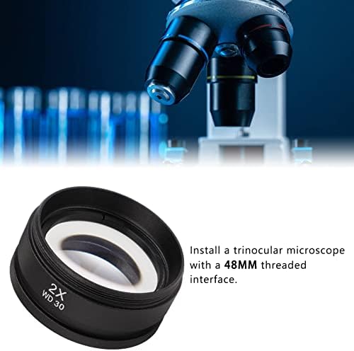 Mikroskopska sočiva, 1,5/2X pomoćna sočiva Barlow sočiva za Zoom Stereo mikroskop sa navojem 48mm za Trinokularni