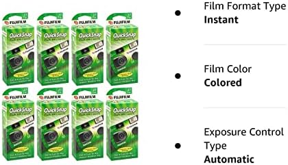 Fujifilm Quicksnap Flash 400 kamera za jednokratnu upotrebu sa blicem, pakovanje od 8 komada